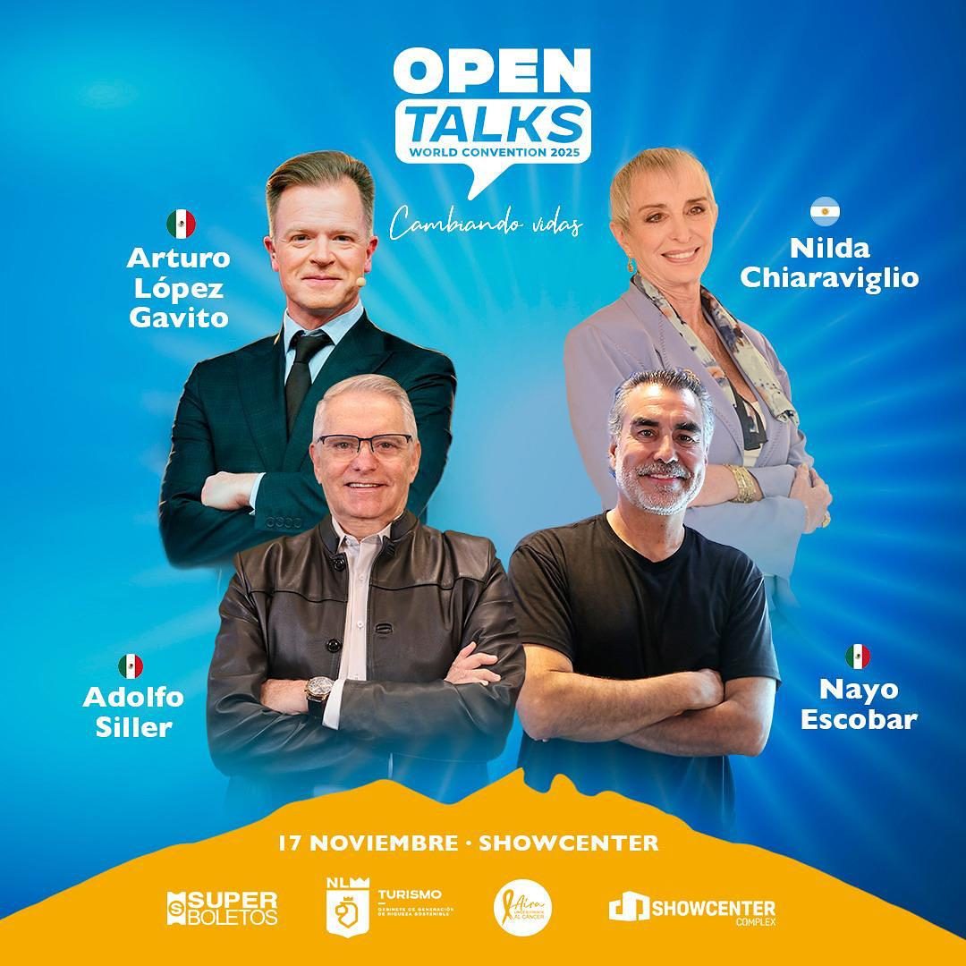 Cartel de Open Talks World Convention, 17 de noviembre, Showcenter